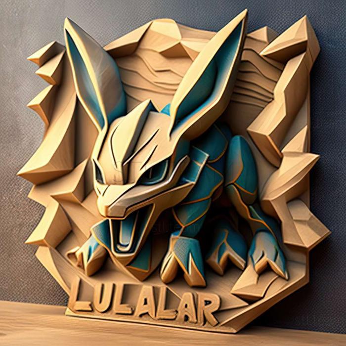 3D model LoLeader Strategy Lucario Wave Bomb of Anger (STL)